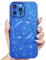 Svanove Glitter Case for iPhone 16 Pro Max Phone Case Magnetic Compatible with Magsafe, Sparkle Bling Shiny Cute Girly Design, Aesthetic Slim Soft TPU Mag Cover for Women Girl, Royal Blue