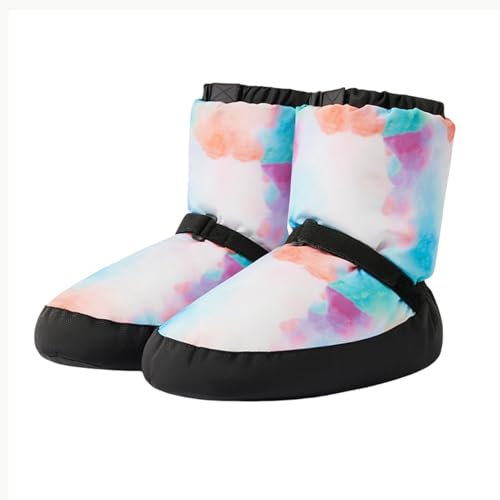 Botas de Calentamiento,Zapatos de Baile para Mujer,Botas de Ballet,Botas Cálidas,Zapatos de Baile, Botas de Invierno,Zapatos de Entrenamiento (Color Deslumbrante,S)