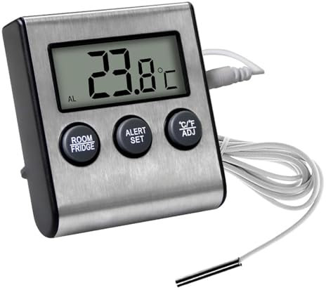 Commercial étanche - Thermostat de contrôle du froid, Thermostat - Capteur magnétique pour petits congélateurs | Thermostat de dégivrage du réfrigérateur, alarme de congélateur, alarme