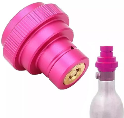 FiTspi Co2 Schnelladapter für Sodawassermaschine, CO2-Zylindertank Quick Connect Nachfülladapter Kompatibel mit 60L TR21-4 SodaStream Duo Terra