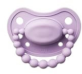 LUU - Schnuller 0-3 Monate - Babyschnuller aus medizinischem Silikon, Unterstützt die korrekte Entwicklung der Mundhöhle & Zähne, Stillfreundlich, BPA-frei - French Lavender