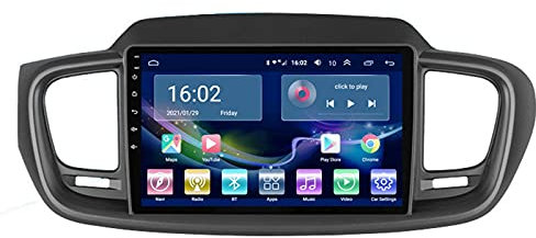 Receptor de vídeo táctil de 9 pulgadas para Kia New Sorento 2015-2018 | GPS Navigation, Bluetooth, WiFi, FM Radio | Panel Multimedia System