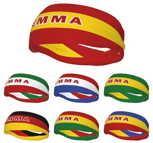 Personalisierte Sport-Schweißbänder für Männer und Frauen, individuelles Bandana mit Namen, Logo, Text, Stirnband zum Laufen, Fitnessstudio, Yoga, Basketball