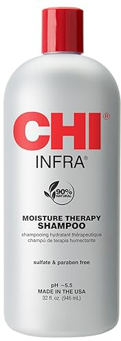 CHI Infra Shampoo, reinigt die Kopfhaut & das Haar, hydratisierend & nährend, entwickelt für hitzegeschädigtes Haar, sulfat- & tierversuchsfrei, 900 ml
