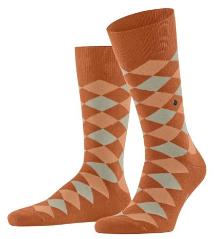 Burlington Herren Socken Danny M So Baumwolle gemustert 1 Paar, Orange Carrot 8951, 40-46