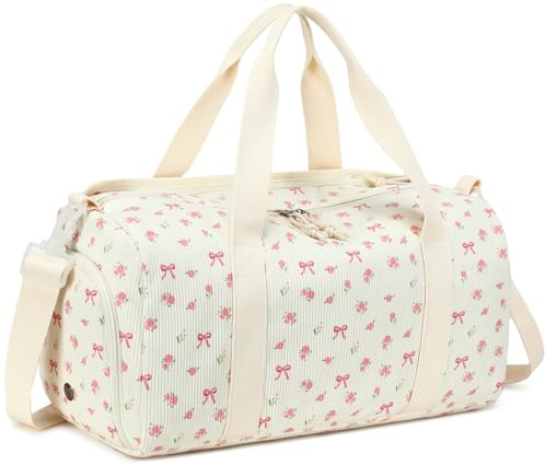 LOIDOU Sporttasche Kinder 24L aus Cord mit Schuhfach und wasserdichtem Nassfach, Reisetasche für Mädchen und Jungen mit Kofferschlaufe und abnehmbarem Schultergurt für Sport, Schwimmen & Reise