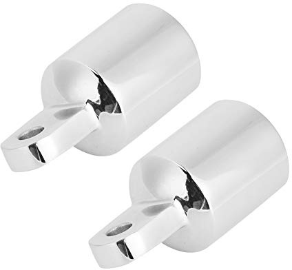 KIMISS 2 Stück Bimini Top Cap Eye End Slide Fitting für Marineboot – 22 Mm Edelstahl-Hardware-Zubehör