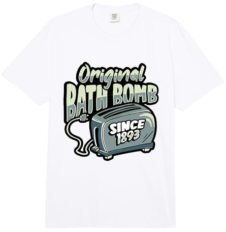 Orginial Bath Bomb Toaster Design with Sarcastic Humour Fan Comfort Colors Adult Heavyweight T-Shirt