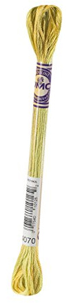 DMC 417F-4070 Color Variations Six Strand Embroidery Floss, 8.7-Yard, Autumn Leaves