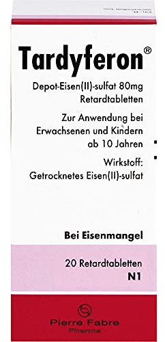 Tardyferon Retardtabletten bei Eisenmangel, 20 St. Kapseln