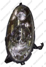 Prasco - DS0114814 - Nissan - Micra K12 - Mod. 01/03-08/05 - Scheinwerfer Links-H4-Mit Lwr-Ohne Motor-Schwarz