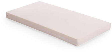 Vinkelau Passende Matratze für Stapelbett/Maße: 120x60x8 cm/Schaumstoffkern RG24/40 / Bezug: 100% Baumwolle (waschbar) / Farbe: Uni-beige