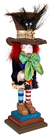 Kurt S. Adler, Inc. HA0381 Kurt Adler Hollywood Mad Hatter Nussknacker, 45,7 cm, Mehrfarbig, Standard