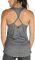 icyzone Damen Sport Yoga Tank Top - Fitness Gym Ärmelloses Shirt Trainings Top (L, Charcoal)
