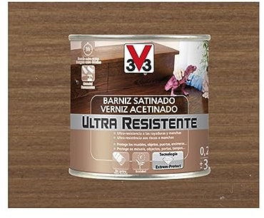 BARNIZ MADERA INTERIOR V33 NOGAL, 0.25