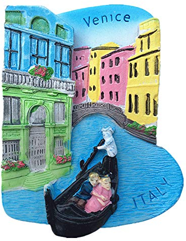 3D-Kühlschrankmagnet, Venedig, Italien, Souvenir, Heim- und Küchendekoration, Venedig, Italien, Kühlschrankmagnet