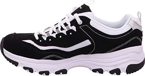 Skechers Womens Icon Dlite Trainers Black/White 6.5 UK