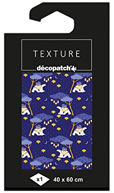décopatch TD816C 1 Bogen Décopatch Papier 40x60cm Texture Eisbär