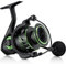 Piscifun Viper X Spinnrolle, ultraleichte 5,2:1 Hochgeschwindigkeits-Spinn-Angelrolle, 10 + 1BB, Kohlefaser, 15 kg max. Zugkraft, 5000 Serie