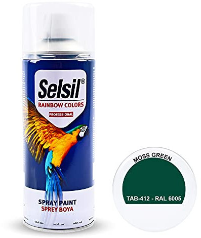 Selsil Spray Paint (Moss Green)