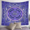 SHRAPHY Sri Yantra Wandteppich, Mandala, Yoga, Meditation, Tapisserie, heilige Geometrie, Wanddekoration, Kunst, Wandbehang für Wohnheim, Wohnzimmer, Schlafzimmer, Dekoration, 152,4 x 152,4 cm,