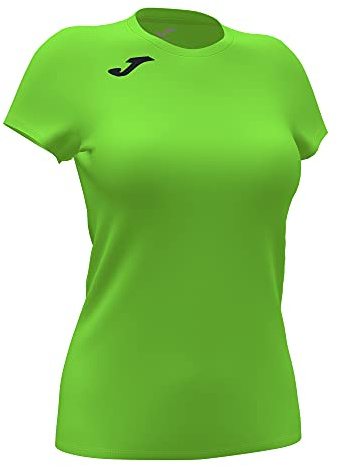 Joma T-Shirt Femme Record II, Unisex, Grün Leuchtend, 4XS-3XS