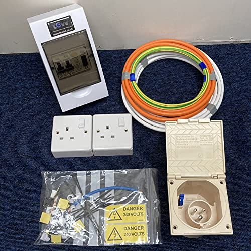 TEW 240V Mains Electric Hook Up Installation Kit Campervan Motorhome Conversion Kit 5