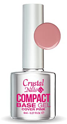 CRYSTAL NAILS - COMPACT BASE GEL (8 ml, COVER PINK)