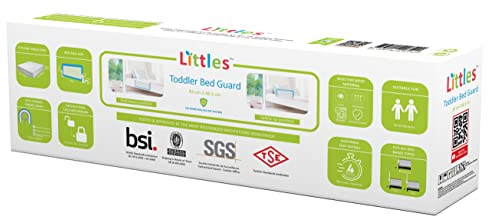 Littles bettgitter bettschutzgitter für Kinder und Baby. Faltbar/klappbar. 83 x 48.5 cm, Süsse Träume