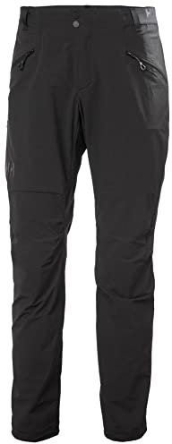 Helly Hansen Hombre Pantalón Softshell Rask Light, XL, Negro