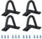 Hairpin Legs 2, DIY Furniture Legs are Great for Cabinets, Wardrobes, TV Cabinets, Drawers, Nightstands, Jewelry Boxes, Coffee Table Legs, and other Craft Projects. 2 inch Feet Black 4 Piece Set.