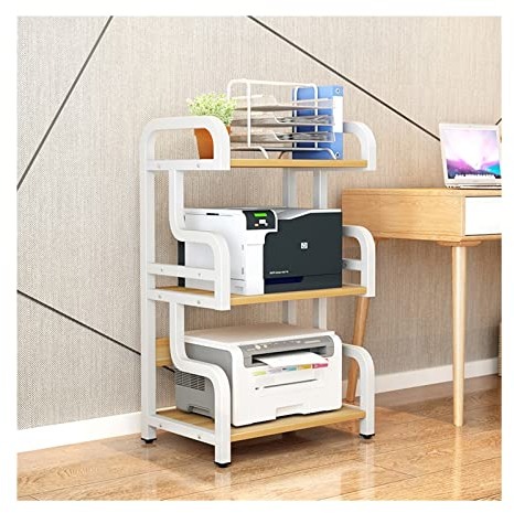 Druckerständer Home Drucker Rack Regal Bodenregal Schreibtisch Büro Kopierer Aufbewahrungsregal mehrlagiges Nadeltyp Büro Drucker Regal (Farbe: A-3 Ebenen)