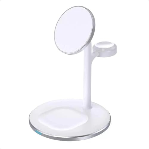MagLeap Duo 3-in-1 Magnetischer kabelloser Ladeständer für iPhone 14, iPhone 13, iPhone 12, AirPods und Apple Watch, 15 W