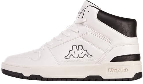 Kappa CODA MID Unisex Sneaker, Weiß, 44 EU