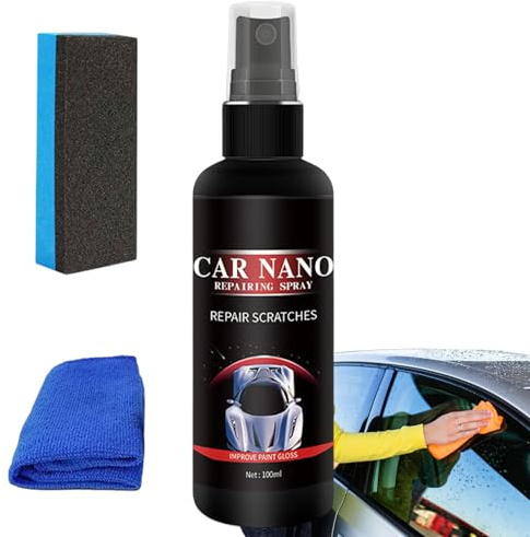 Kratzer Entferner Auto, 250ml Nano Auto Kratzerentfernungsspray, Auto Kratzer Entferne, Nano Sparkle Tuch Auto Kratzer, Beschichtspray Für Autos, 3 In 1 Coating Scratch Repair Reparatur Nano Spray