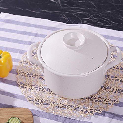 TEmkin Irdener Topf, Zwiebelsuppe, tiefer Topf, gesunder, antihaftbeschichteter Keramikauflauf, 3,17 Quart