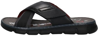bugatti 321-AK084 Herren Sandalette, Black/Black, 44 EU