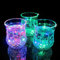 POCKETMAN LED Sensor Leuchtbecher 7 Farben Acrylbecher 200ml Fassungsvermögen mit Batterie Geeignet für Partys, Restaurants, Geschenke (3 Stück)