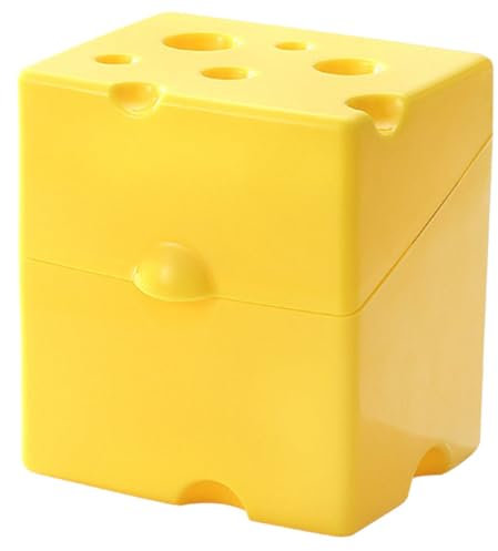 Warmhm Sliced Cheese Storage Container Butter Block Cheese Slice Saver Storage Box Vegetable Fruit Fresh Keeping Box Portable Food Fridge Organizer with Lid