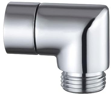 90 Degree Shower Head Elbow Adapter - Shower Arm Extension Not Limit Flows Pressure Adapter - Adjustable Shower Head