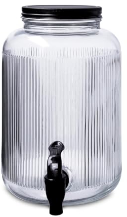 Quid Maison Dispensador De Bebidas Vidrio 4l Sodo Apto Frigorífico No Apto Microondas Ecológico