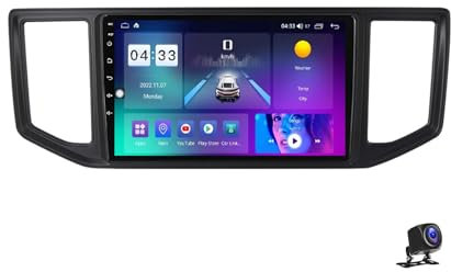 FDCHZQ 9 Inch Android 13 Car Stereo for VW Crafter 2017~2021 Touch Screen Car Radio Bluetooth Wireless Carplay Android Auto Multimedia Navigation with RDS DSP FM Radio,M800S 8core 8G+256G