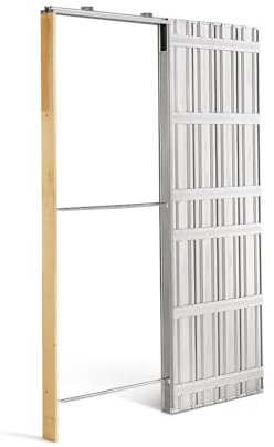 Controtelai a Scomparsa per Porte Scorrevoli - Versione Classico - Controtelaio Interno Parete in Cartongesso 90x210 cm