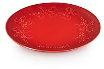 Le Creuset Stoneware Holly Collection Dessert Plate, 7, Cerise