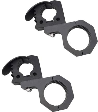 Quick-Release Rubber Clamp with Roll Bar Clamp Tube Roll Cage Clamps Mount, from 1-1/7'' to 1-3/7'' in Diameter Tools,Used by vehicle on Off-road vehicles, UTVs, ATVs