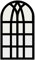 MagiDeal Espejo de Ventana Redondo para Decoración del Hogar, Negro, Individual