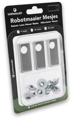 30x To the South® - Lame per robot tagliaerba in acciaio adatte per Honda Miimo HRM 3000-30 pezzi