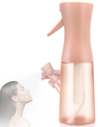 Milukon Flacon pulvérisateur à brume fine pour cheveux, flacon pulvérisateur continu ultra fin pour soins de la peau, soins des plantes, toilettage des animaux, nettoyage et désinfection, récipient