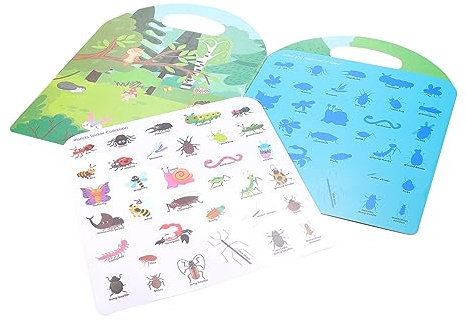 BESTonZON Stickerbuch für Die Früherziehung Jungen und Mädchen Y-stickerbuch Lernaktivitäten für Den Vorschulbereich