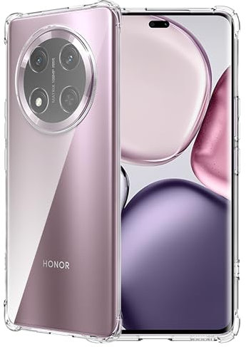 FDHYFGDY Custodia per Honor Magic 7 Lite Cover, Custodia per Telefono in Silicone Antiurto Trasparente, Custodia Protettiva in TPU Trasparente